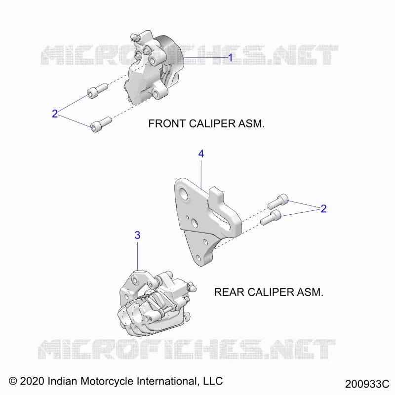 BRAKES, PINZA FRENO DELANTERA AND REAR