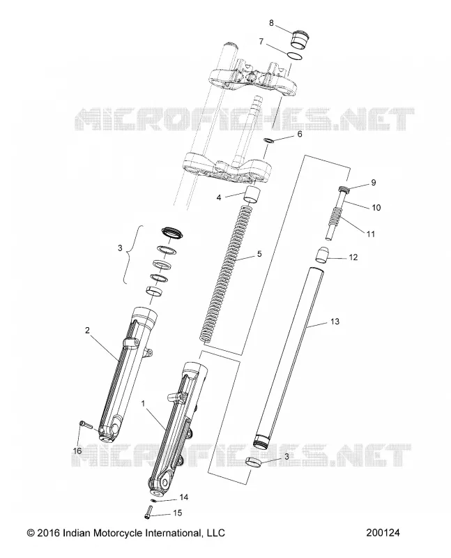 SUSPENSION DELANTERA FORKS