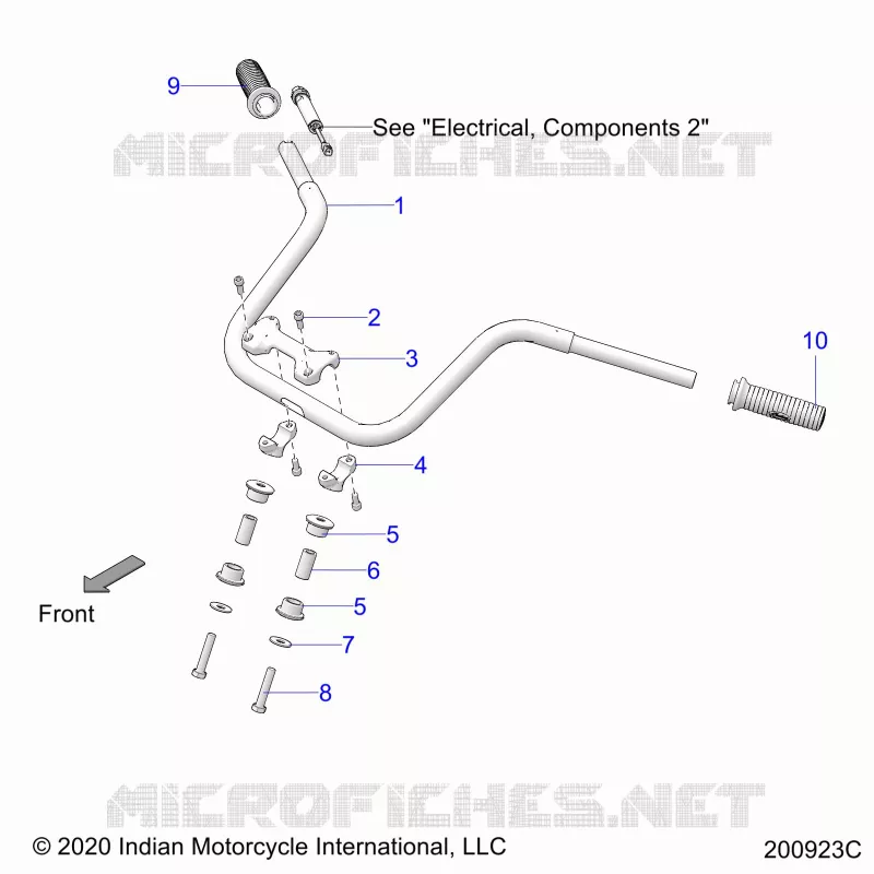 STEERING, SOPORTE DE MANILLAR AND GRIPS