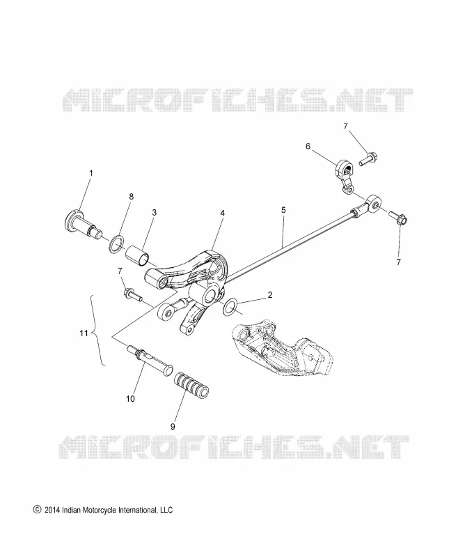 TREN, SHIFT PEDAL AND LINKAGE