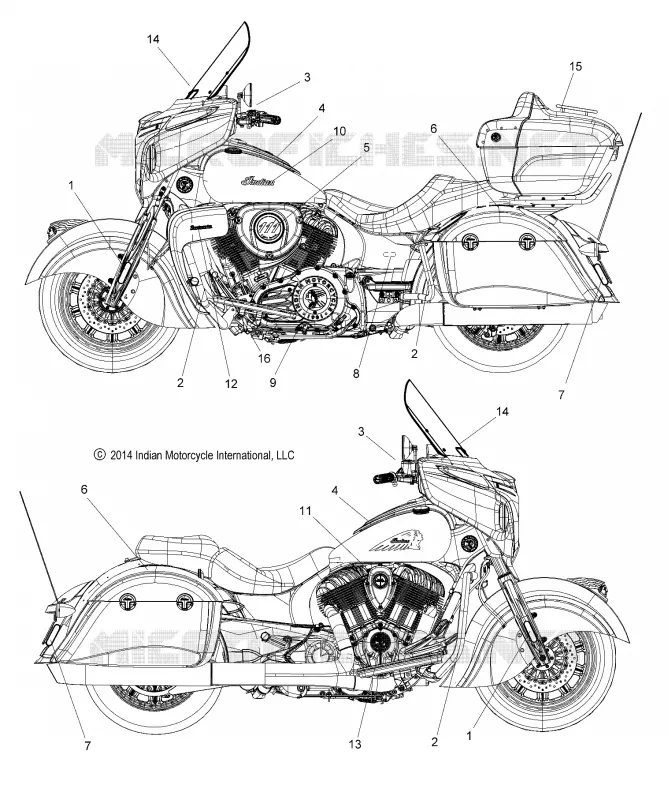 DECALS - N15TCAAA/TRAAA ALL OPTIONS (49INDIANDECALSS15R)