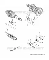 TREN, SHIFT FORKS AND DRUM