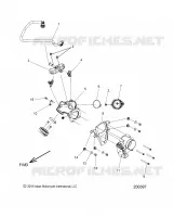 SISTEMA DE COMBUSTIBLE, FUEL CLAM SHELL/THROTTLE BODY