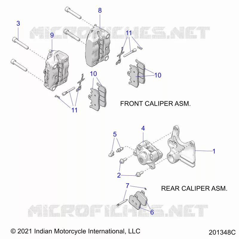 BRAKES, PINZA FRENO DELANTERA AND REAR