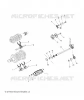 TREN, SHIFT FORKS, RATCHET AND DRUM