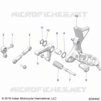 TREN, SHIFT PEDAL AND LINKAGE