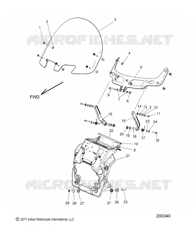 MERCADO ASM, WINDSHIELD MOUNT
