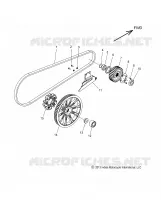 DRIVE TRAIN, DRIVE SPROCKET, BELT AND GUARD - N15TCAAA/TRAAA ALL OPTIONS (49INDIANDRVSPROCKET14)