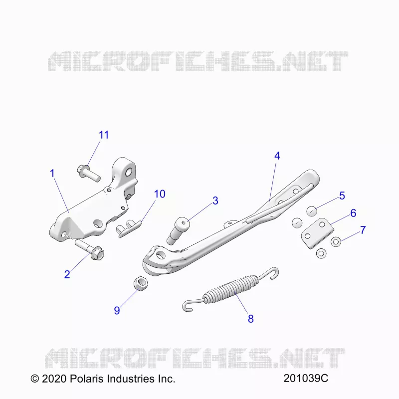 CHASSIS, SIDE STAND