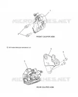 BRAKES, PINZA FRENO DELANTERA / TRASEIRA