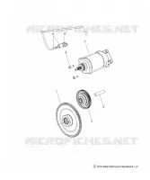 ENGINE, STARTER MOTOR