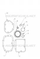 DRIVE TRAIN, TRANSMISSION GASKET AND SEAL KIT - N131C/D/V ALL OPTIONS (INDIANGASKETKITTRAN12CC)
