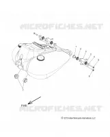 SISTEMA DE COMBUSTIBLE, GASOLINA TANK MOUNTING