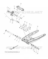SUSPENSION TRASERA ASM., SWING ARM AND SHOCK