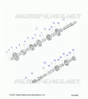 TREN, INPUT/OUTPUT SHAFT ASM