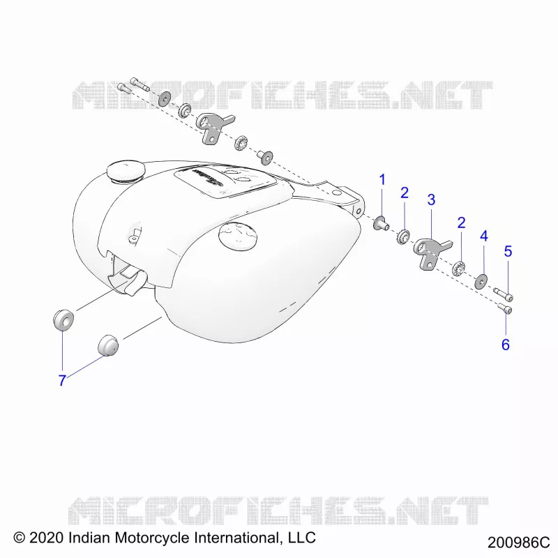 SISTEMA DE COMBUSTIBLE, FUEL TANK MOUNTING