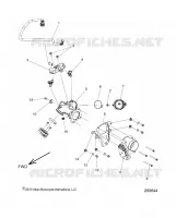 SISTEMA DE COMBUSTIBLE, FUEL CLAM SHELL/THROTTLE BODY