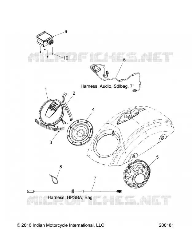 ELECTRICA, AUDIO, SADDLEBAG
