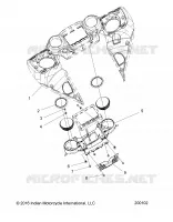BODY, FAIRING ASM, TABLERO DE INSTRUMENTOS MNTG.