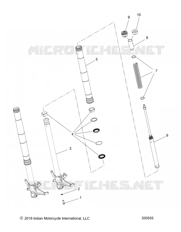 SUSPENSIÃ“N DELANTERA FORKS