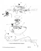 SISTEMA DE COMBUSTIBLE, FUEL TANK ASM.