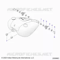SISTEMA DE COMBUSTIBLE, FUEL TANK MOUNTING