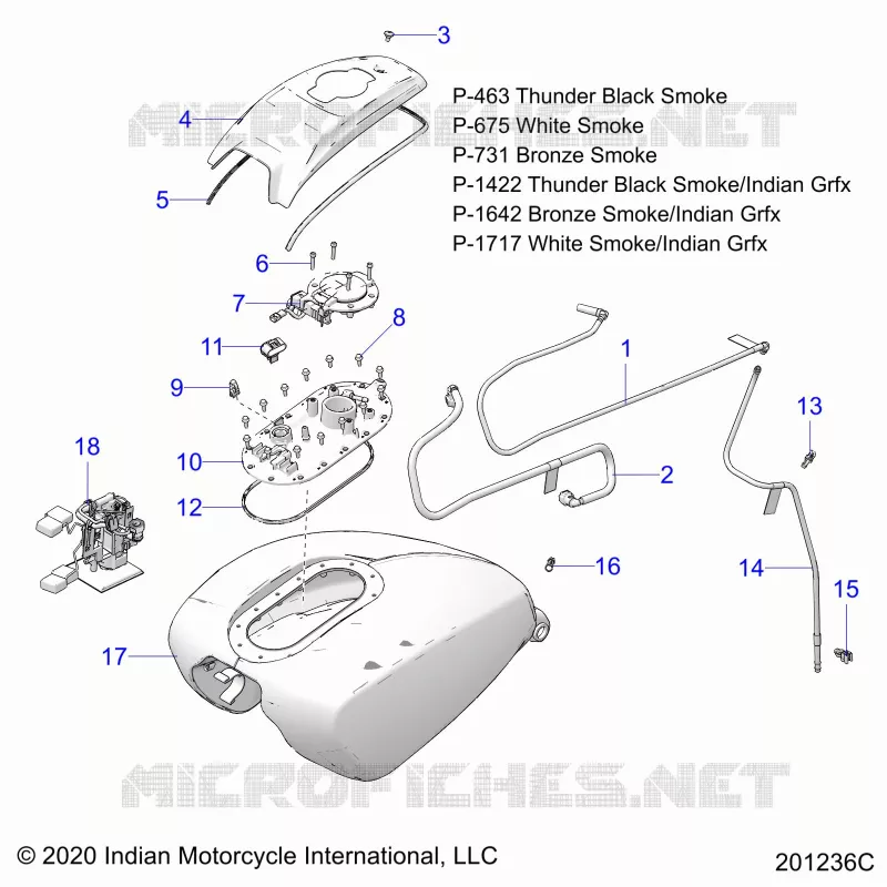 SISTEMA DE COMBUSTIBLE, FUEL TANK ASM.