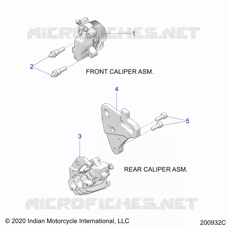 BRAKES, PINZA FRENO DELANTERA AND REAR