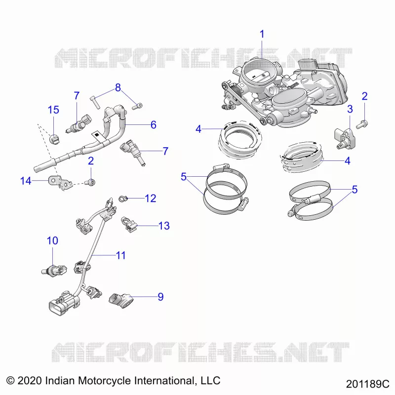 ENGINE, CUERPO DE MARIPOSA AND FUEL RAIL