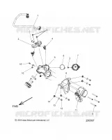 SISTEMA DE COMBUSTIBLE, FUEL CLAM SHELL/THROTTLE BODY