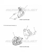 BRAKES, PINZA FRENO DELANTERA / TRASEIRA
