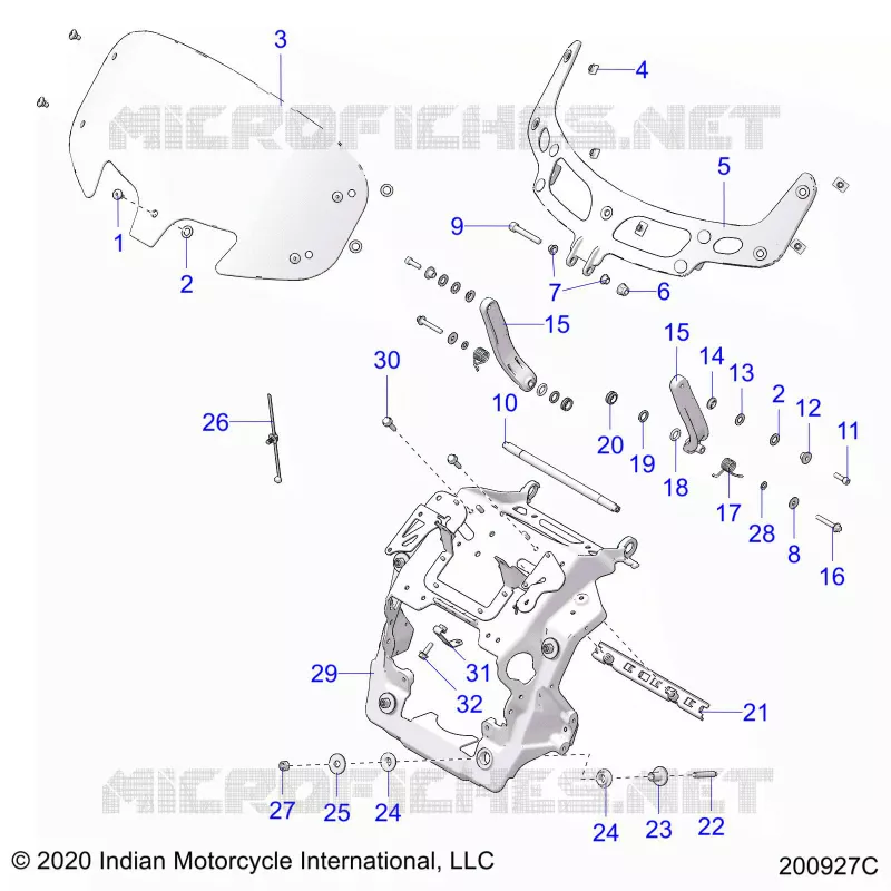 MERCADO ASM, WINDSHIELD MOUNT