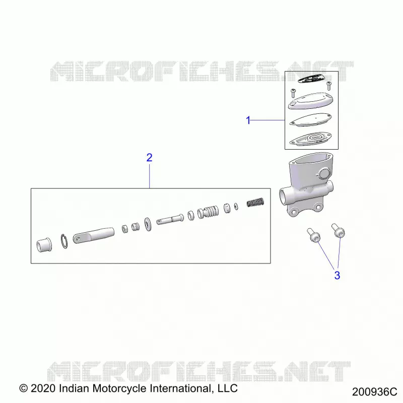 FRENO TRASERO, MASTER CYLINDER