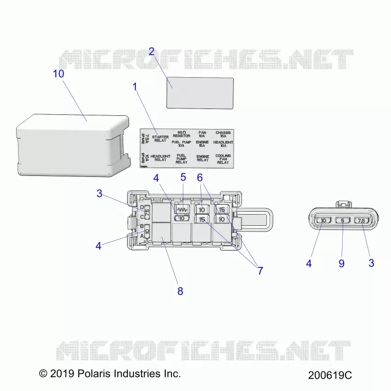 ELECTRICA, FUSE BLOCK