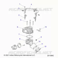 ENGINE, CUERPO DE MARIPOSA/FUEL RAIL