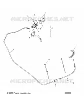 CONTROLES, CLUTCH LEVER ASM. AND CABLE