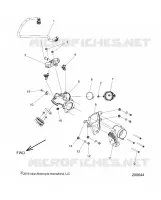 SISTEMA DE COMBUSTIBLE, FUEL CLAM SHELL/THROTTLE BODY