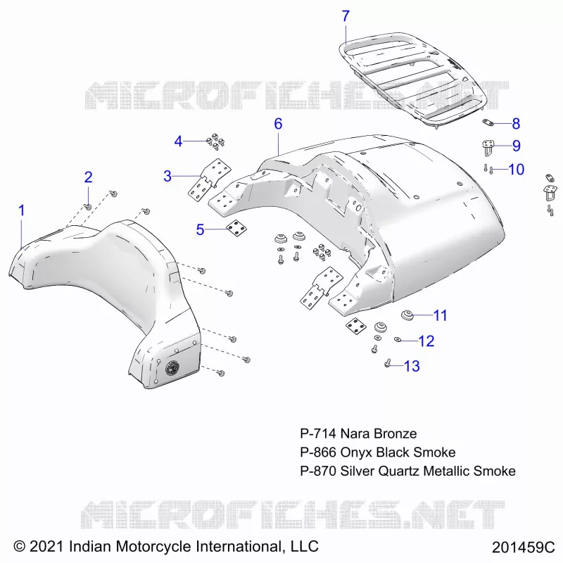 EL MALETERO LID AND BACKREST ASM.