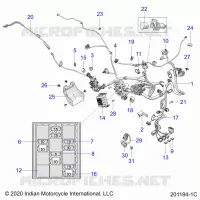 ELECTRICA, WIRE HARNESS - N22RZR25 (201184