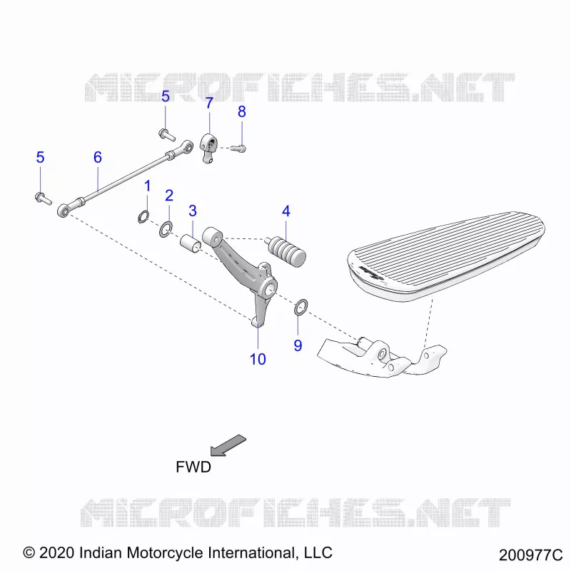 TREN, SHIFT PEDAL AND SHIFT LINKAGE