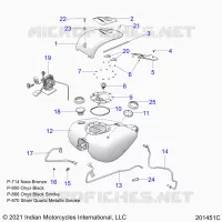 SISTEMA DE COMBUSTIBLE, FUEL TANK ASM.