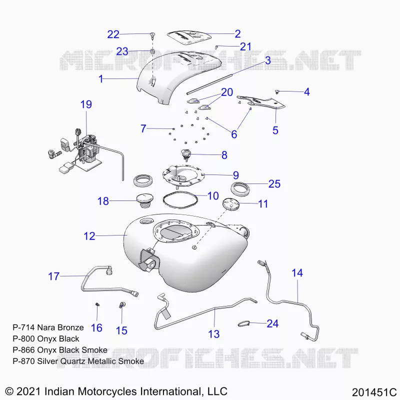 SISTEMA DE COMBUSTIBLE, FUEL TANK ASM.