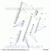 SUSPENSIÃ“N DELANTERA FORKS