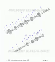 TREN, INPUT/OUTPUT SHAFT ASM.