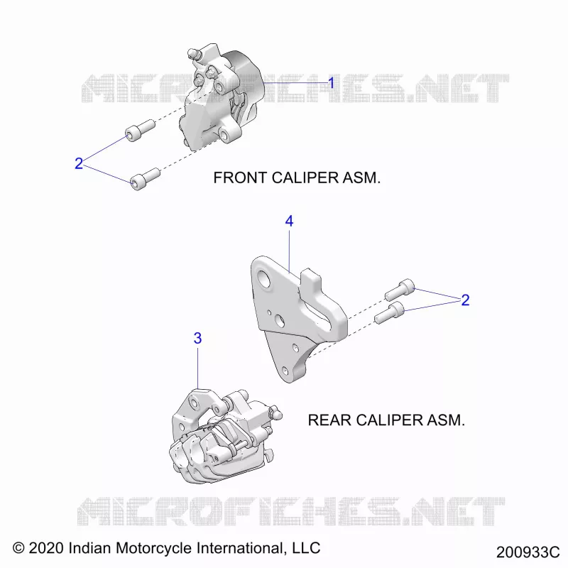 BRAKES, PINZA FRENO DELANTERA AND REAR