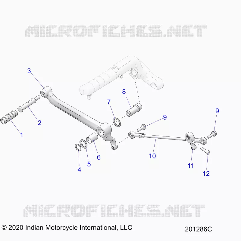 TREN, SHIFT PEDAL AND LINKAGE