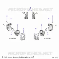 ELECTRICA, SWITCH CONTROLS, LH/RH