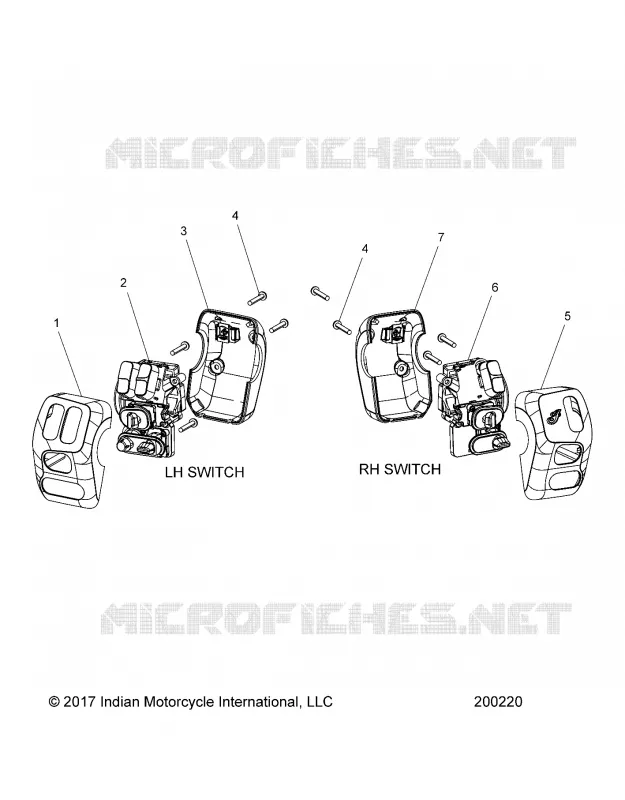 ELECTRICA, SWITCH CONTROLS, LH/RH