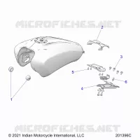 SISTEMA DE COMBUSTIBLE, FUEL TANK MOUNTING