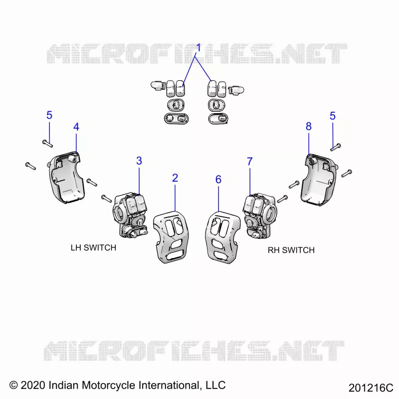 ELECTRICA, SWITCH CONTROLS, LH/RH